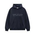 Fear Of God Essentials Silicone Letter Pullover Hoodie Navy