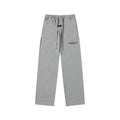 Fear Of God Essentials Text Logo Straight‑Leg Sweatpants Medium Heather Grey
