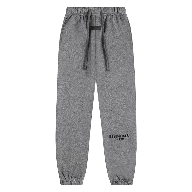 Fear Of God Essentials Logo Jogger Sweatpants Medium Heather Grey