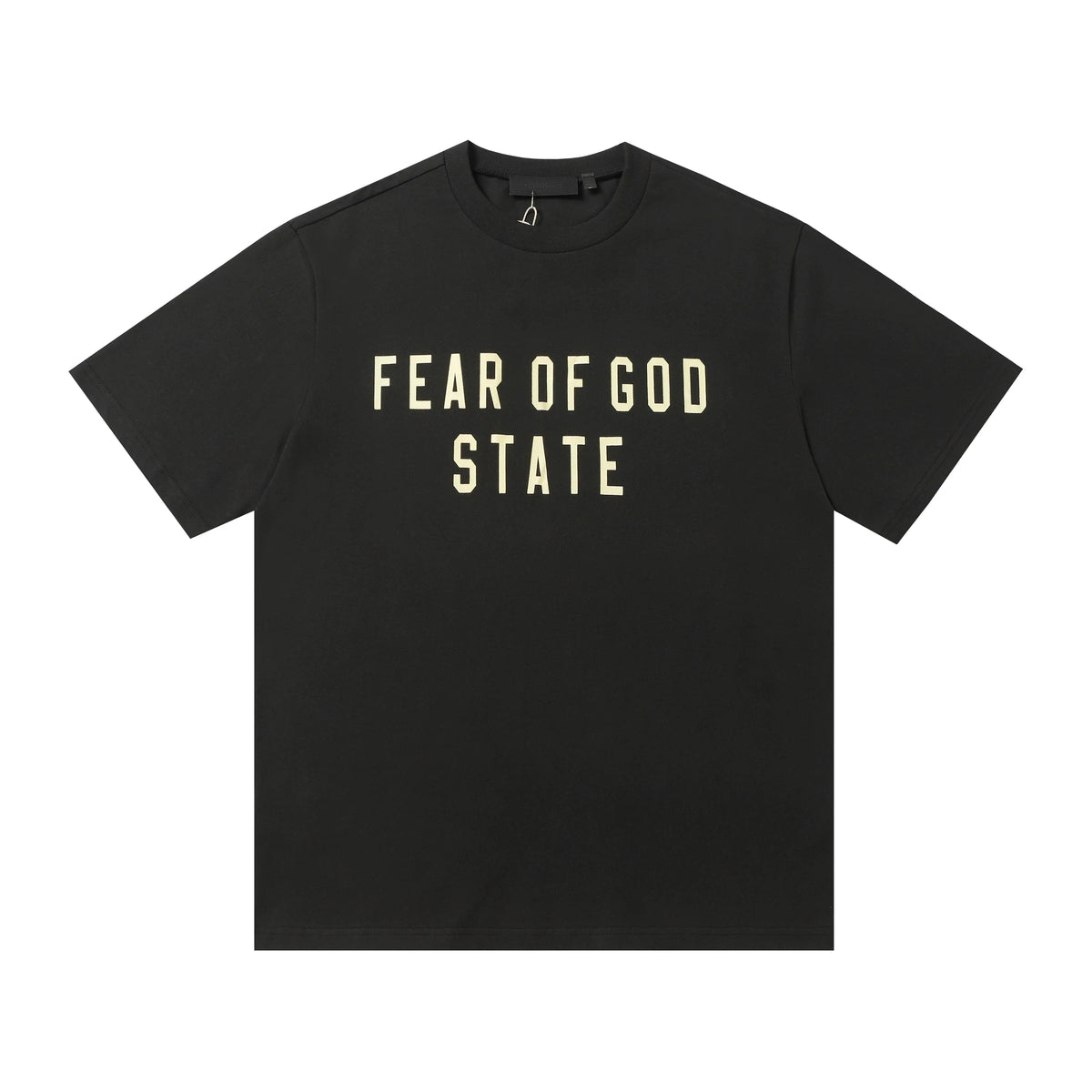 Fear Of God Essentials Fear Of God State Chest Print Short Sleeve T‑Shirt Black