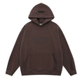 Fear Of God Essentials Tone‑on‑Tone Pullover Hoodie Dark Brown