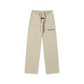 Fear Of God Essentials Fear Of God Text Straight‑Leg Sweatpants Cream Beige